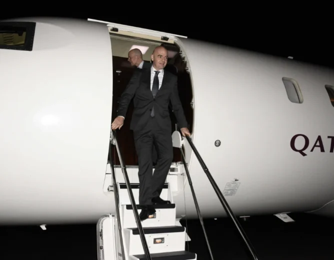 Gianni Infantino Private Jet Controversy Exposes FIFA Sustainability Credibility Gap